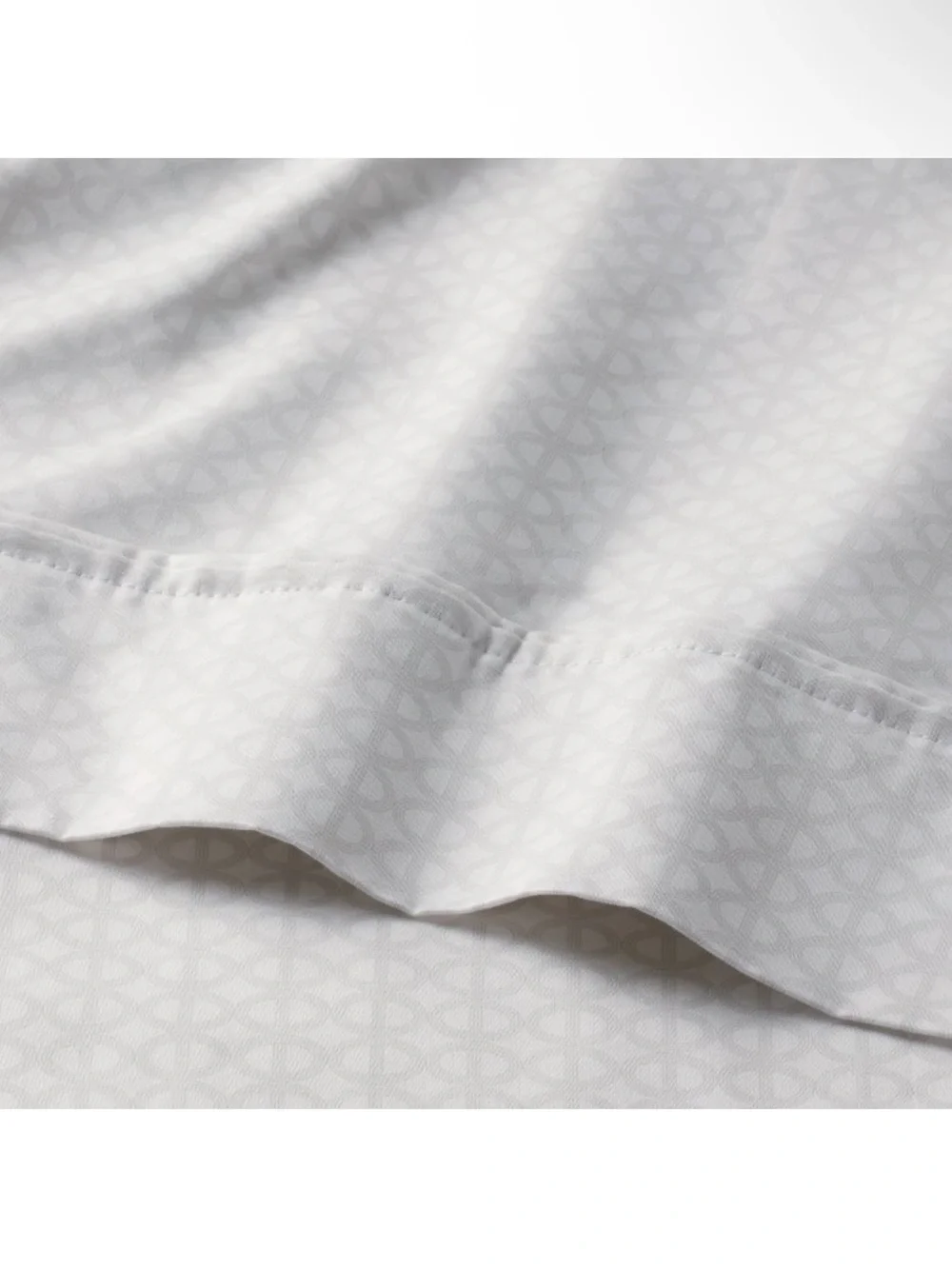 Queen 400 Thread Count Performance Sheet Set Light Gray Geo - Threshold